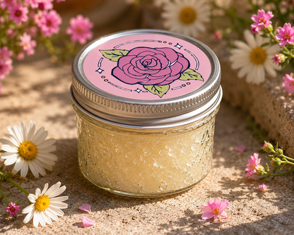 Exfoliating Sugar Scrub - Rose Scented