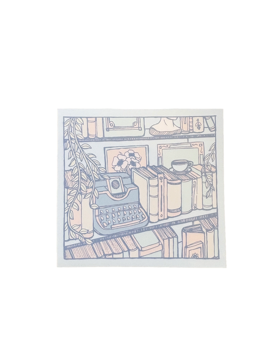 Book nook sticker