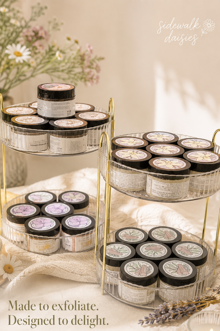 Exfoliating Sugar Scrub - Coconut Hibiscus Scented